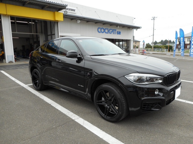 Bmw X6 アルミホイール カスタマイズ別ショーケース コクピット 名取 お店の取付加工事例紹介
