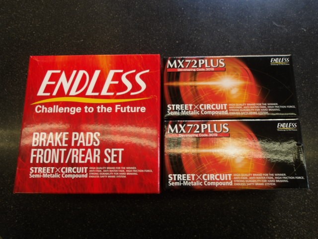 シビック タイプR（FL5）エンドレス製スポーツブレーキパッド「MX72