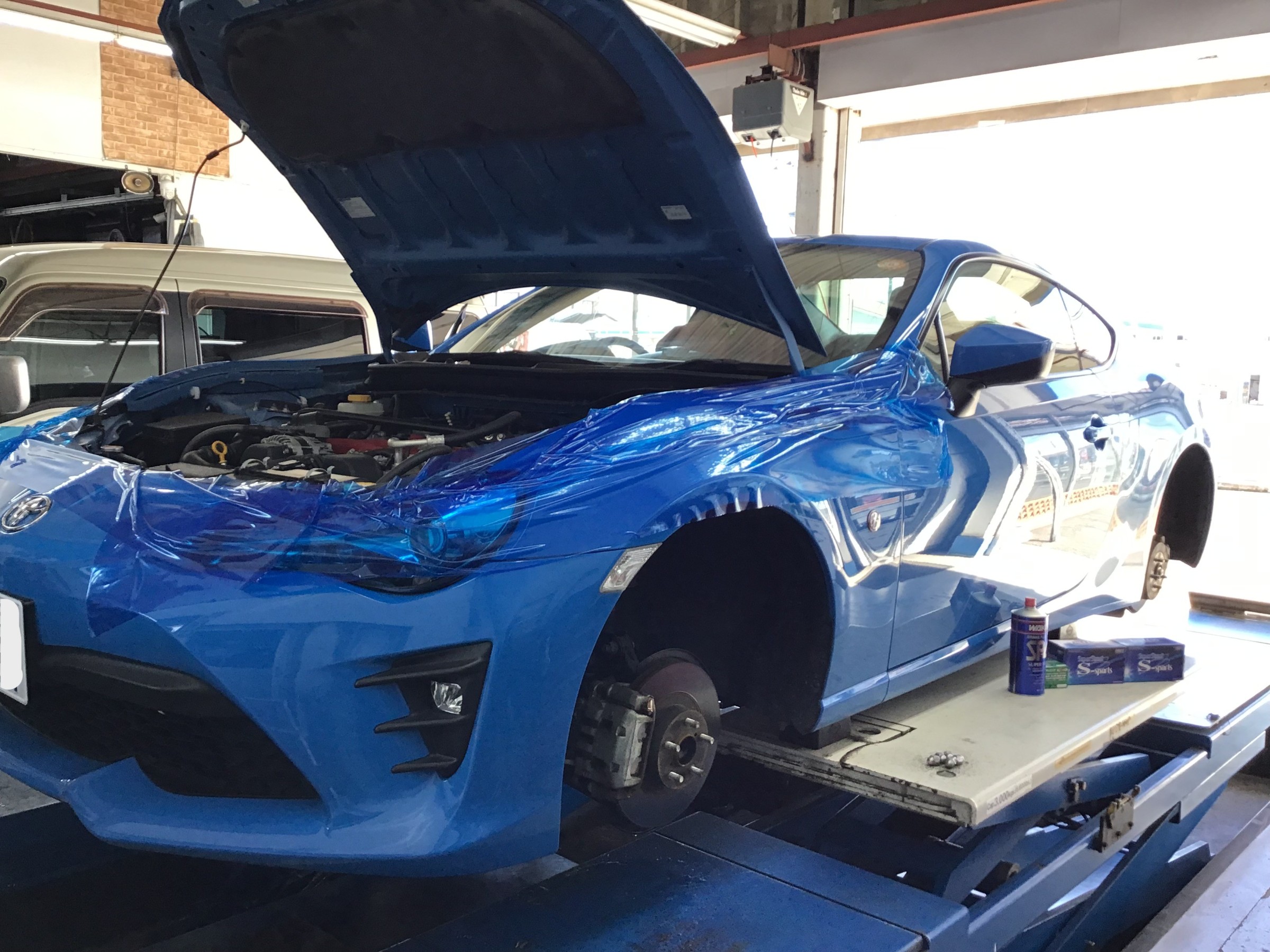 86（ZN6）② エンドレスSSS ＋ ワコーズ SP-4フルード交換 制動系