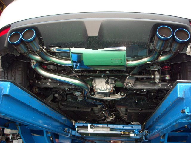 や*ん様 スバル　WRX STI GRB HKS リーガマックス　4本だしマフラ e8ce7244195fbb848d684fcd05623b