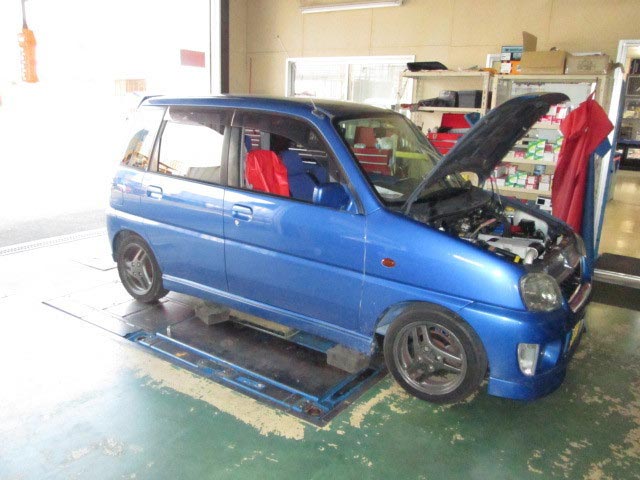 プレオ 車高調&タワーバー | よ~ひんのさぎょうにっき プレオ 車高調&タワーバー | よ~ひんのさぎょうにっき