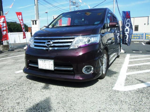 最終値下げ セレナ C25 MC前 20S 20G ヘッドライトガーニッシュ 塗装済