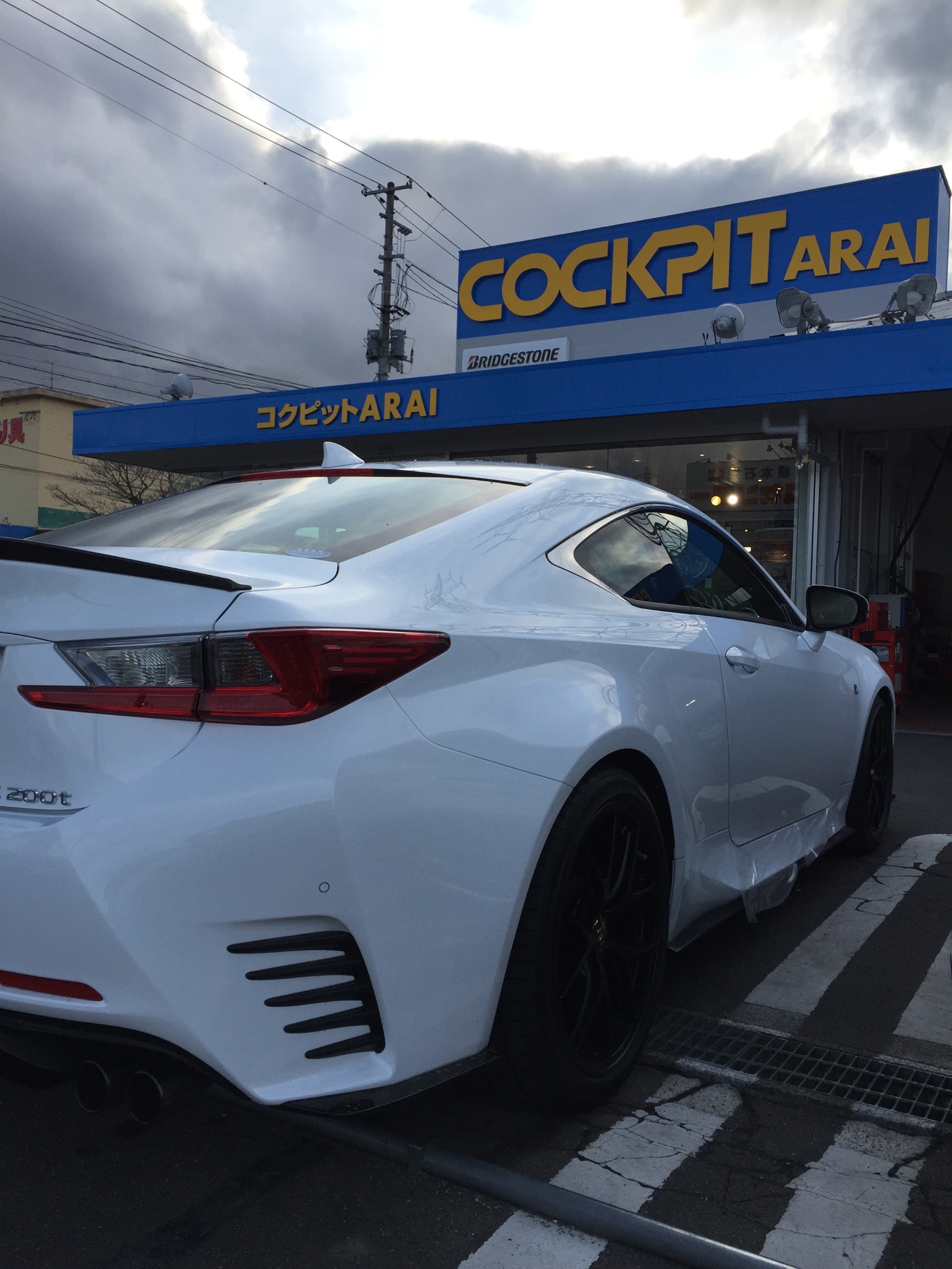 LEXUS RC  & COCKPIT ARAI