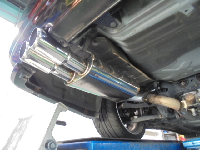 日産 ローレル C35 RB25DET GPsports マフラー交換 取り付け