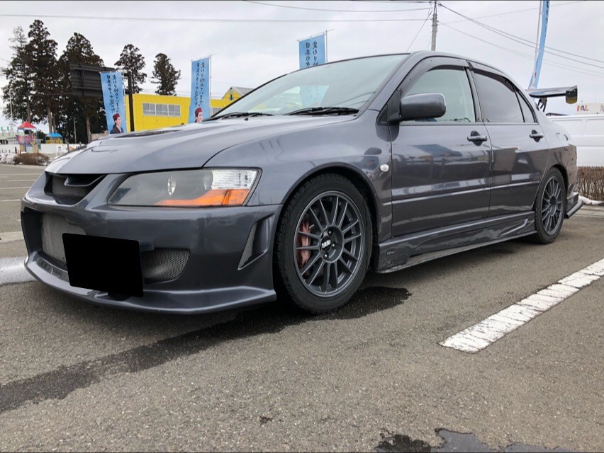 ランサーエボ8mr テイン フレックスｚ取り付け 三菱 ランサーエボリューション スタッフ日記 コクピット 107 車のカスタマイズにかかわるスタッフより