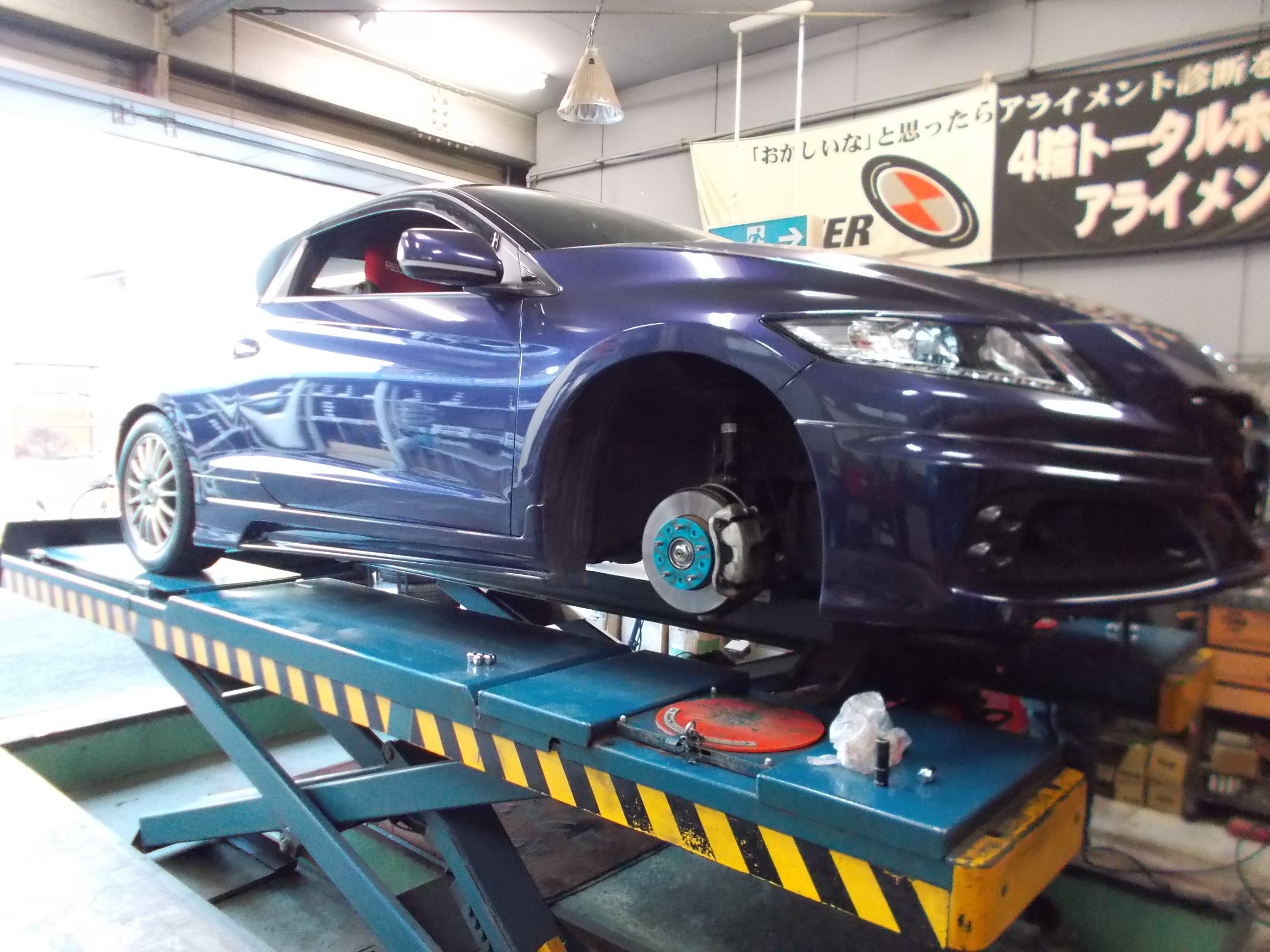 CR-Z ブリヂストンスタッドレスタイヤ「ブリザック VRX2」装着