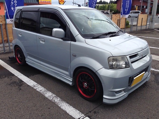eKスポーツ 車高調取り付け | 足まわり（サスペンション・ブレーキ） 足まわり（サスペンション・ブレーキ） > サスペンションパーツ関連取付 |  スタッフ日記 | コクピット 107 | 車のカスタマイズにかかわるスタッフより