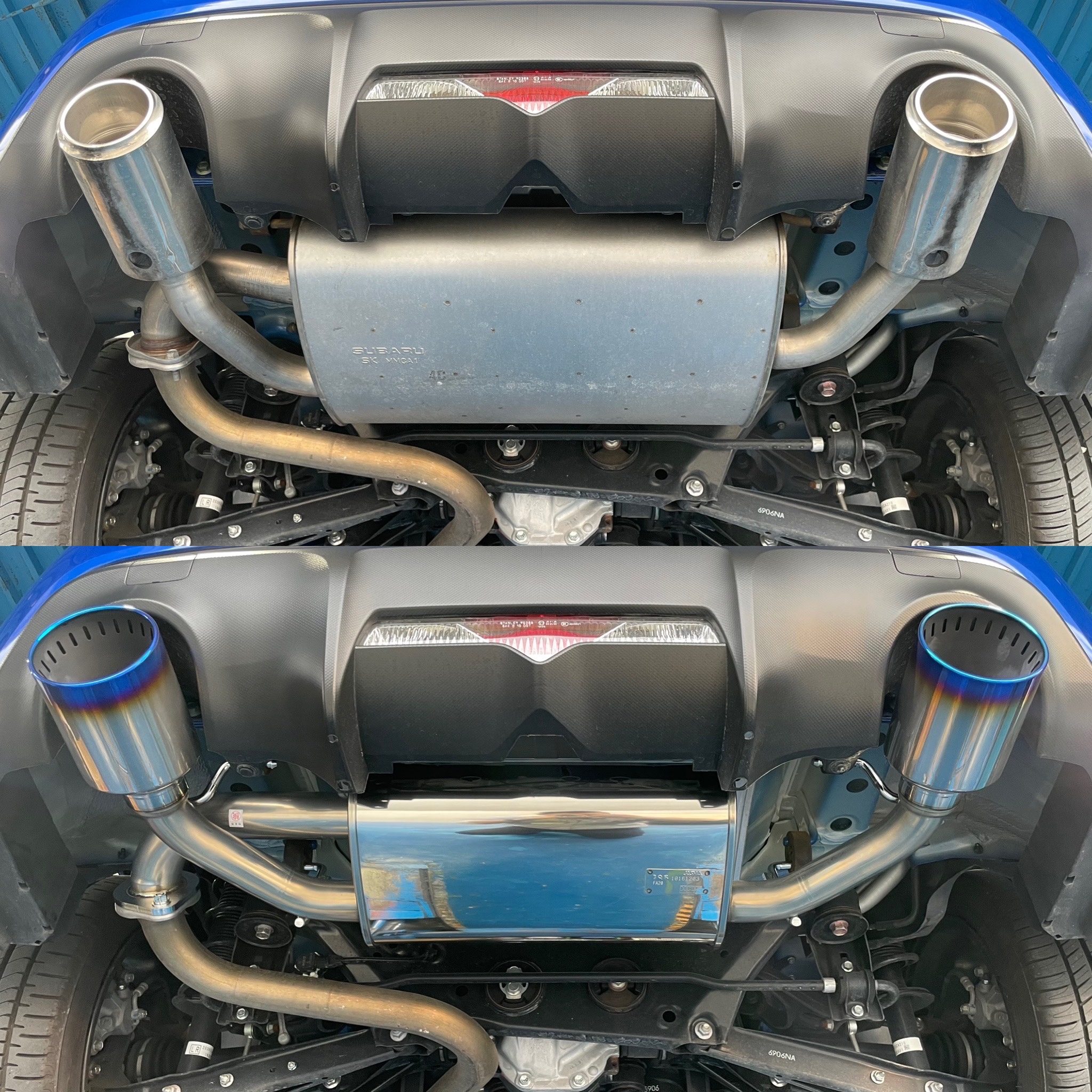 スタイルコクピットズーム　スバル BRZ ZC6　マフラー交換〈HKS装着〉