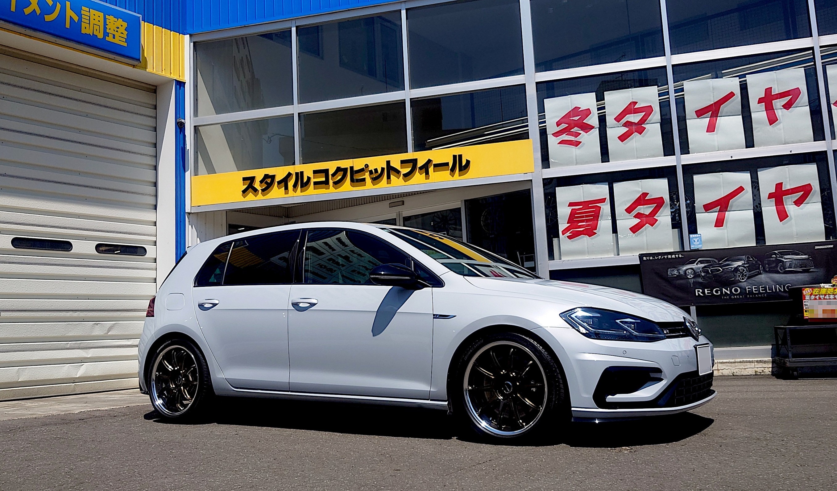 フォルクスワーゲン ゴルフR feat. WORK “WORK EMOTION” ZR10 2P