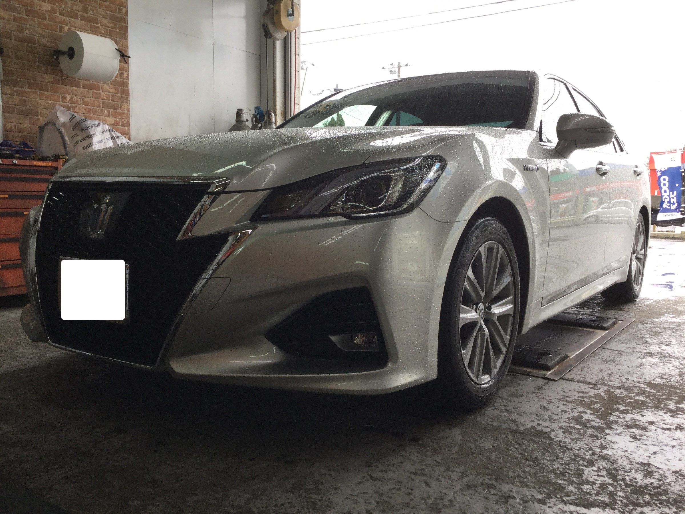□210 クラウンアスリート RS-R Ti2000 ハーフダウン□ ローダウンサス