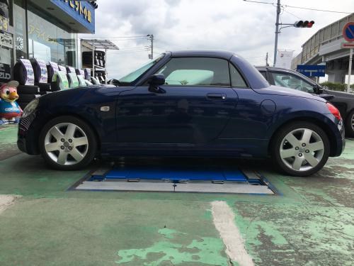 コペンl550 足廻り交換 ダイハツ コペン 足まわり サスペンション ブレーキ 足まわり サスペンション ブレーキ サスペンションパーツ関連取付 スタッフ日記 コクピット コジマ 車のカスタマイズにかかわるスタッフより