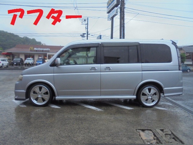 ステップワゴン 足回りメンテナンス ホンダ ステップワゴン 足まわり サスペンション ブレーキ 足まわり サスペンション ブレーキ サスペンションパーツ関連取付 アフターパーツ取り付け事例 コクピット 麻生 お店の得意技紹介