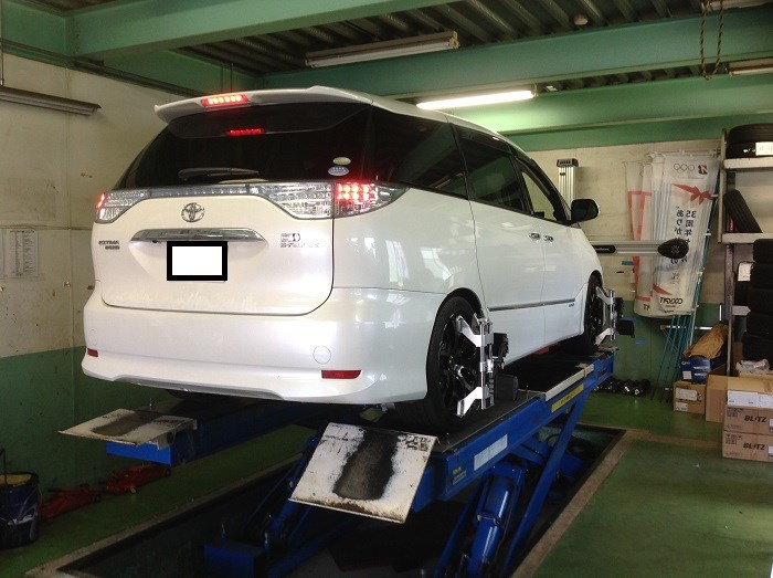 トヨタエスティマ純正ホイールで2019年3月迄使用しておりました