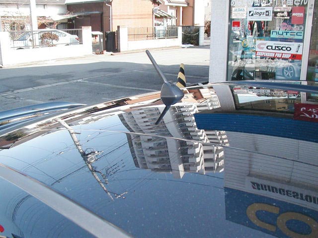 モデリスタ トップノットアンテナ ブラックパール モデリスタ トップ