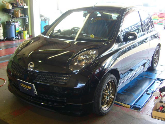 マーチ12SR、車高調デビューです！ | 今日の出来事 | コクピット