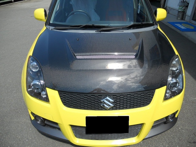 スズキ スイフトスポーツ カーボン ファイバー ボンネット ZC33S
