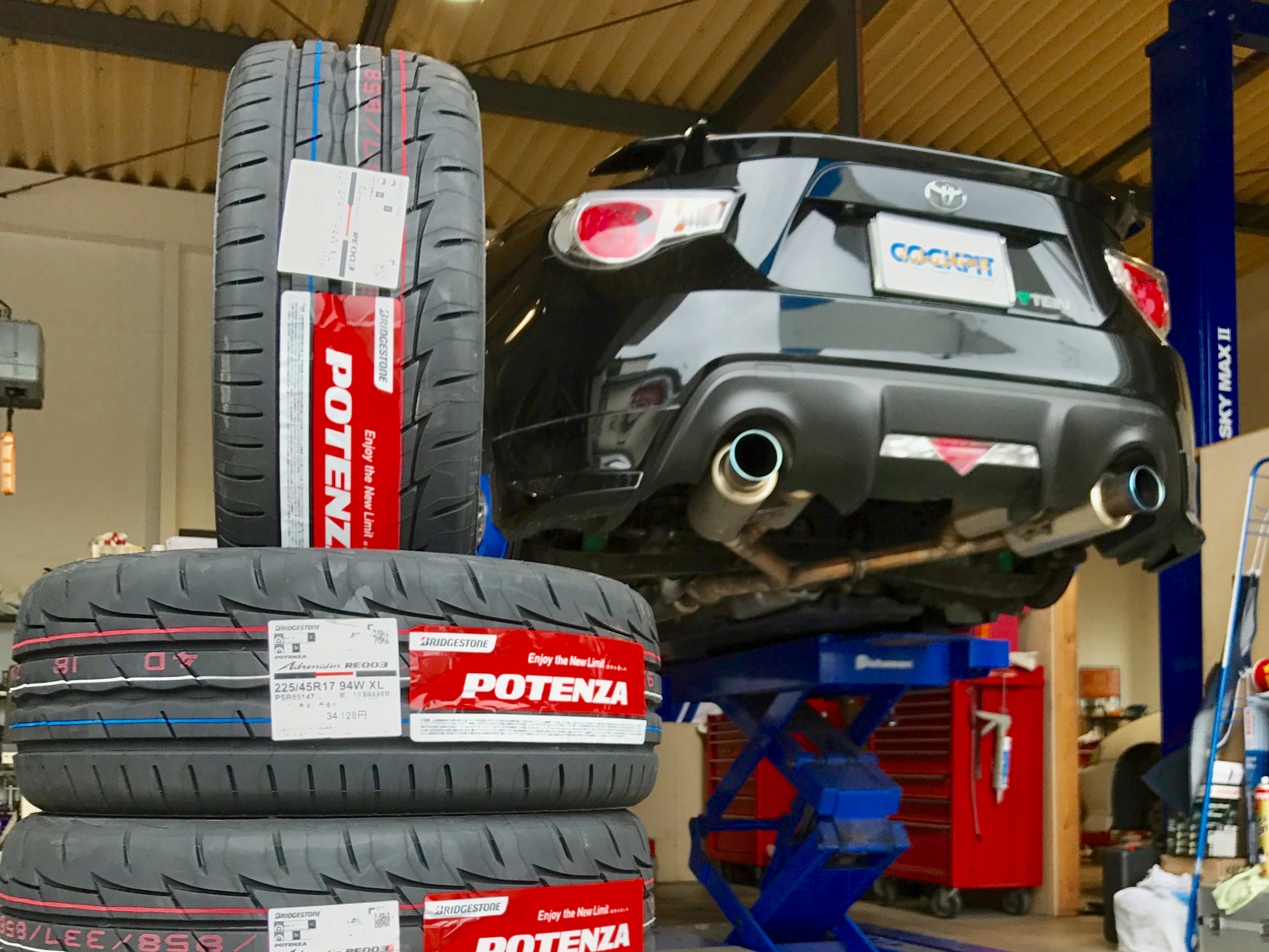ZN6 TOYOTA 86 GT-Limited @ ENDLESS BASIC SLIT & CC-Rg with POTENZA