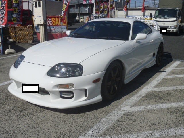 80スープラに調整式スタビリンク取り付け 足回りメンテナンス