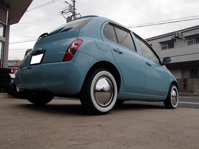 日産マーチ タイヤ、ホイールキャップ、タイヤリボンの 取付