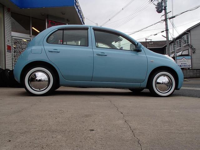 日産マーチ タイヤ、ホイールキャップ、タイヤリボンの 取付