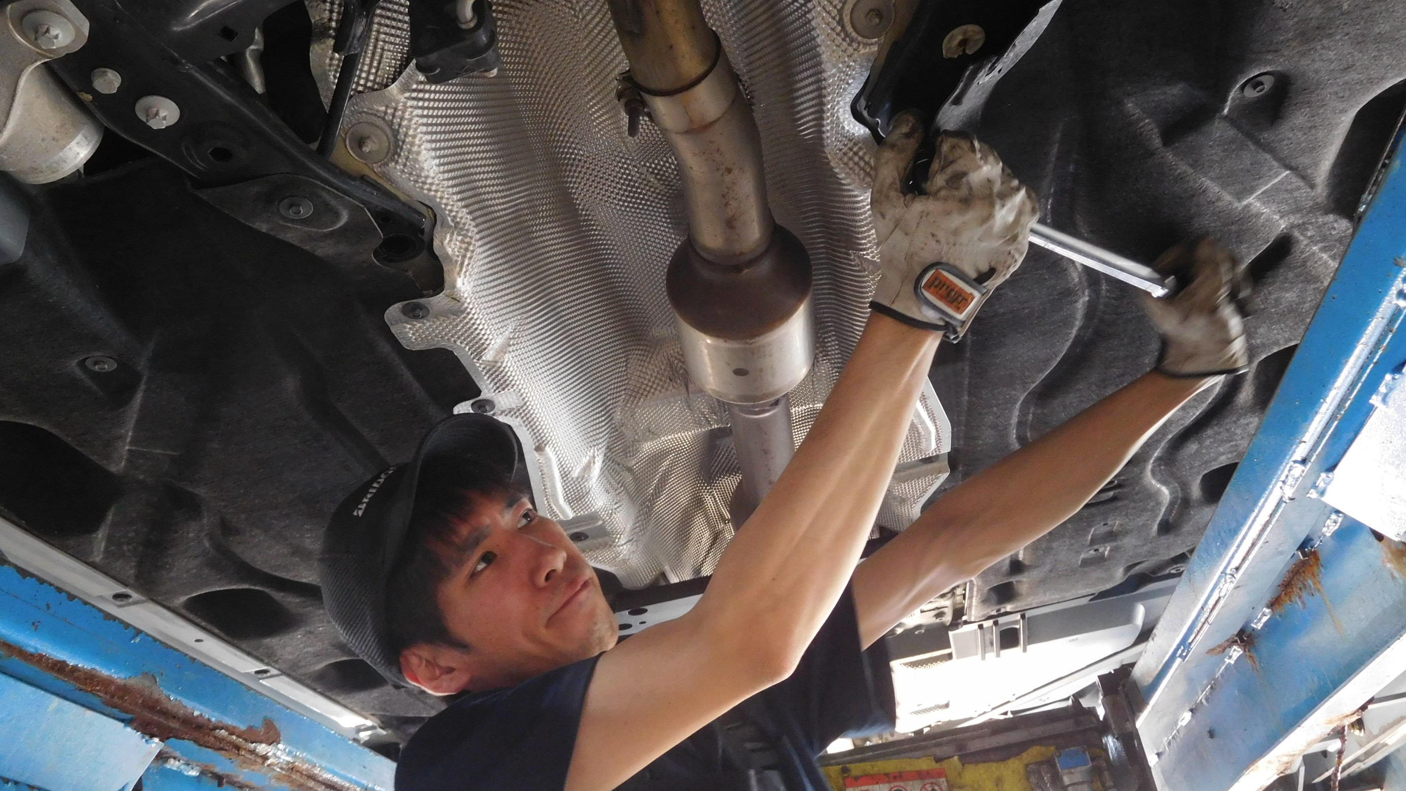 cpm LowerReinforcement フロントメンバーブレース取付作業
