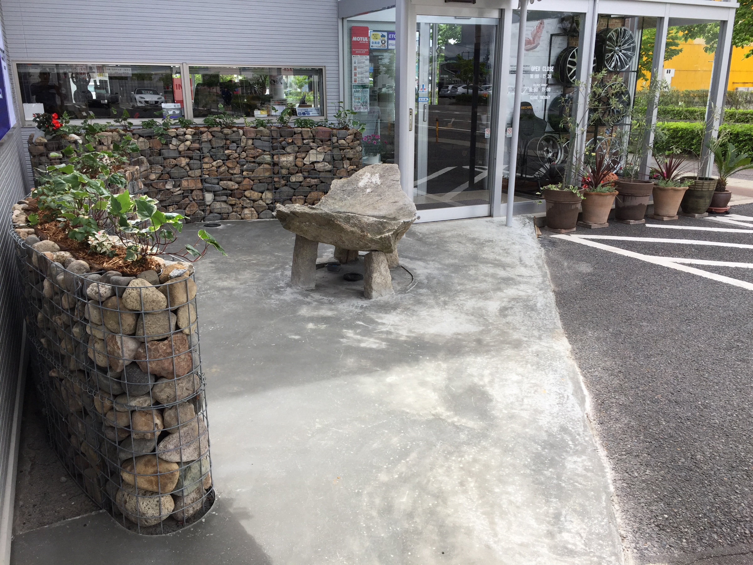 リゾート風 喫煙所 ❗️