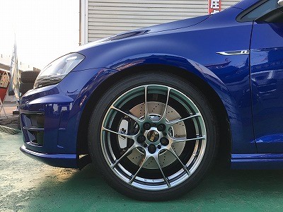 フォルクスワーゲンゴルフR・BBSホイールRF、ポテンザS001装着