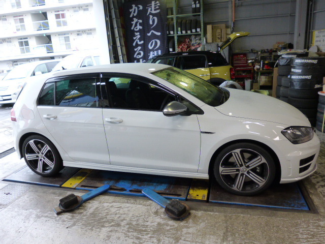 VW GOLF R へ 車高調取付&4輪アライメント作業 / SACHS(ザックス ...