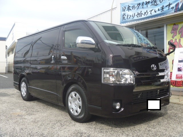 ハイエースの車検対応ローダウン!!! | トヨタ ハイエース 足