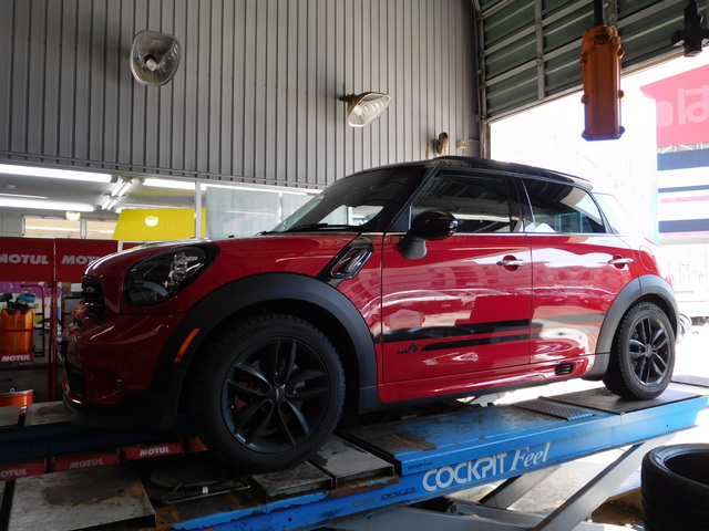 MINI R60 JCW クロスオーバー へ車高調取付作業 / BILSTEIN MINI R60 JCW クロスオーバー へ車高調取付作業 / BILSTEIN