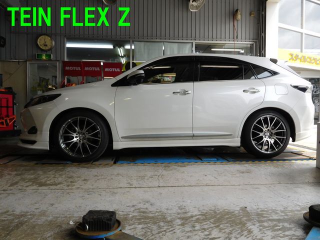 トヨタ ハリアー に車高調取付作業 ／ TEIN（テイン）FLEX Z