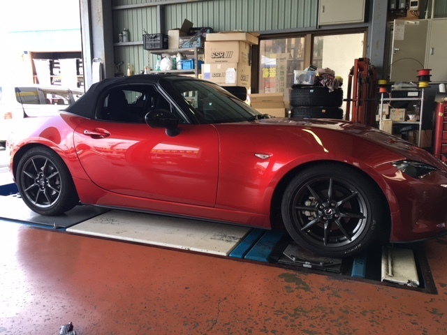 ロードスター ND5RC ブリッツ ZZ-R 車高調 取付 | ピットレポート