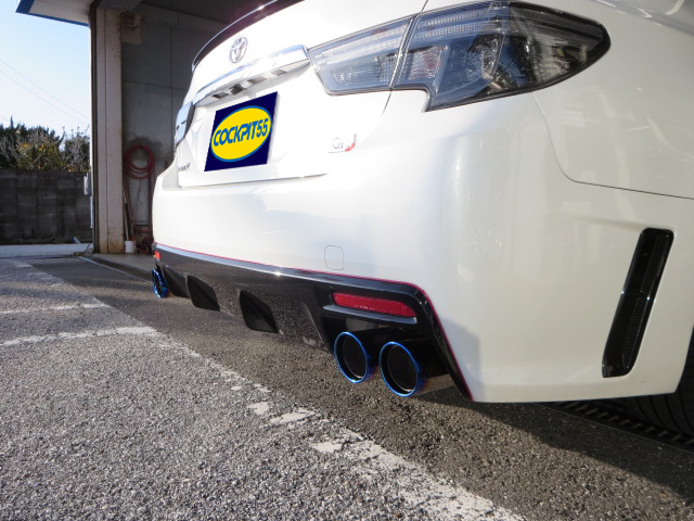 マークX G'sにオーナーこだわりのマフラーを取り付け！ | 店長アサコの