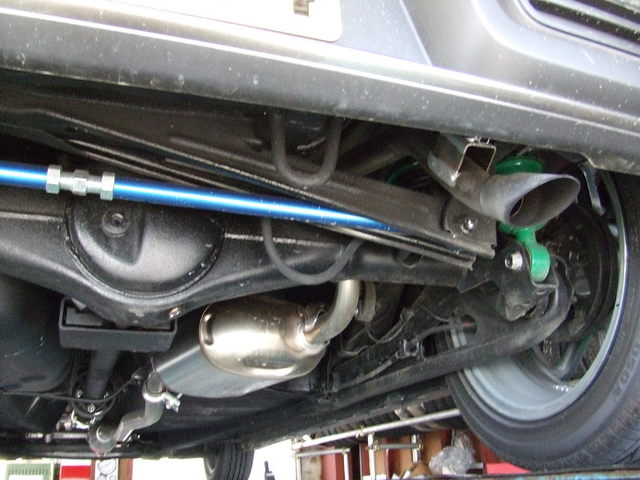 HA36S アルトワークス4WD 藤壺マフラーオーソライズK 取付け