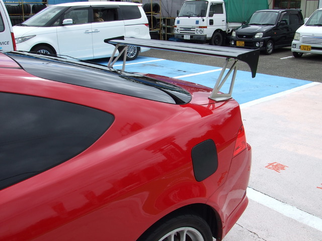 DC5インテグラタイプRにクスコ車種別専用GTウィング取り付け
