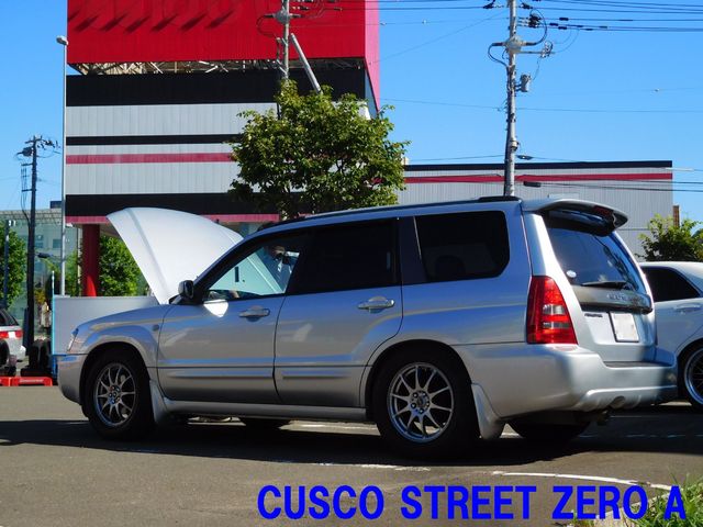 スバル SG5 フォレスター に車高調取付 ／ CUSCO（クスコ）STREET ZERO