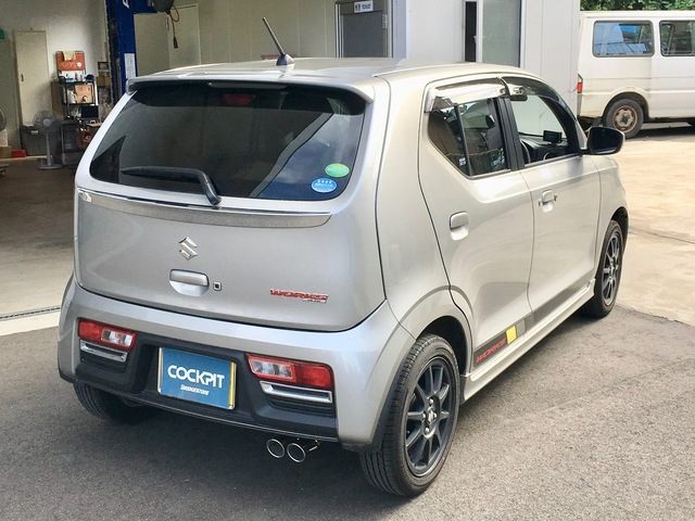 HA36S・スズキ・アルトワークス4WDにフジツボのマフラーAUTHORIZE K