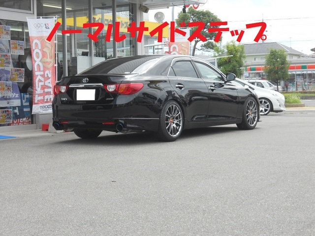 GRX133マークX モデリスタサイドスカート取付 | スタッフ日記