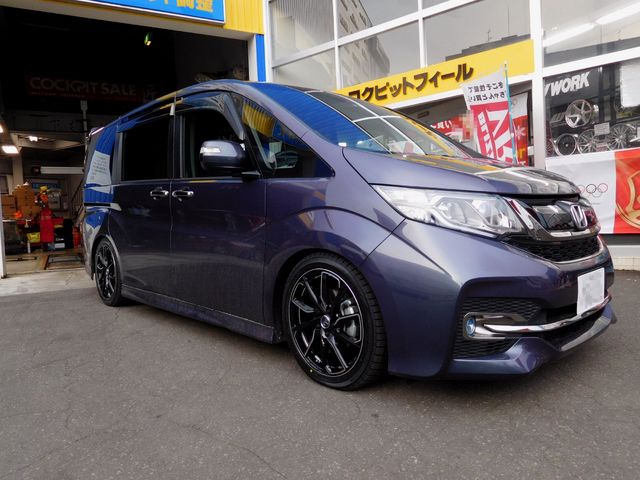 ホンダ RP4 ステップワゴン SPADA “冬仕様”だけどインチアップ作業