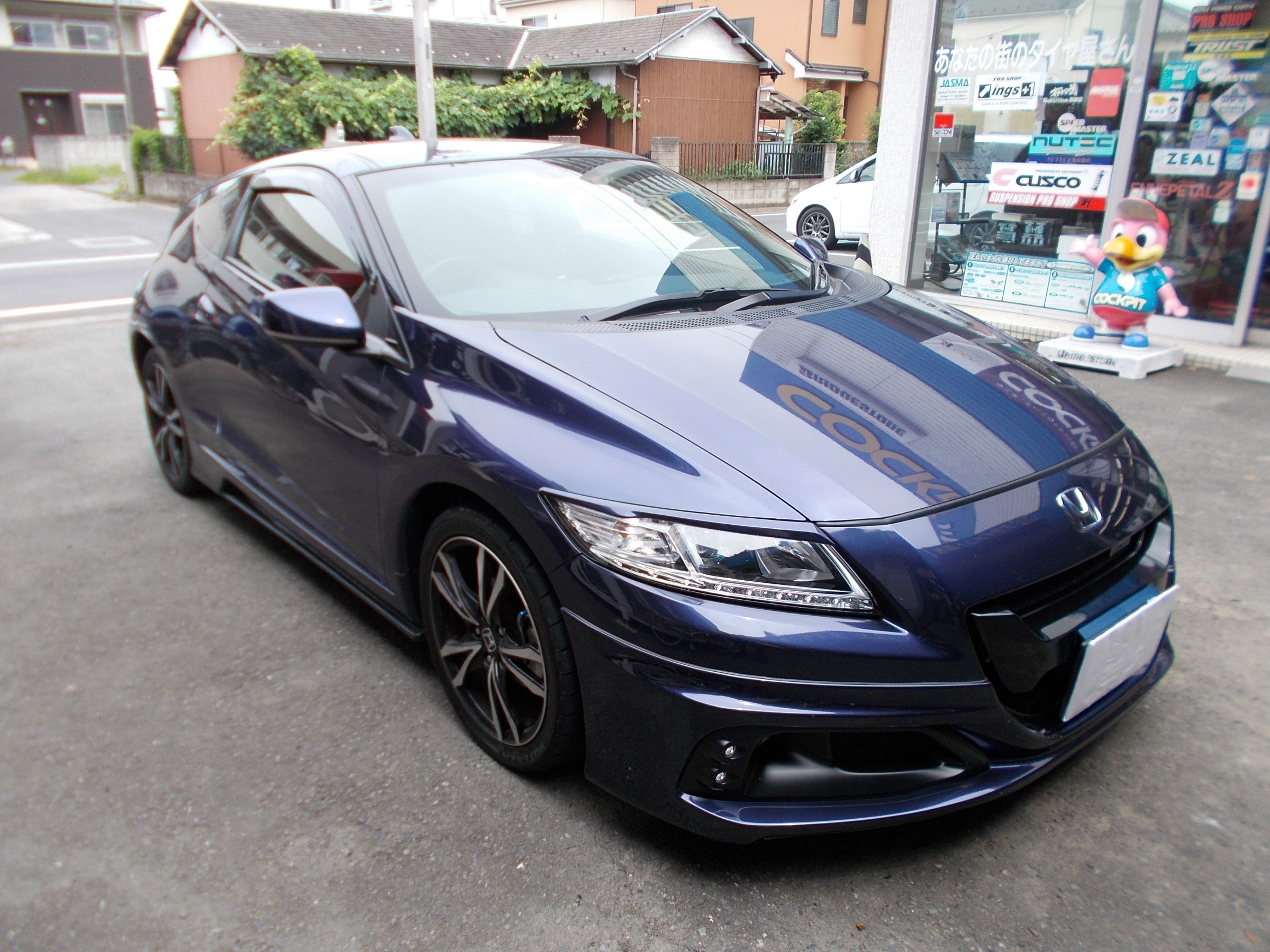 CR-Z RS-R製ローダウンスプリング「Ti2000」装着＆アライメント作業