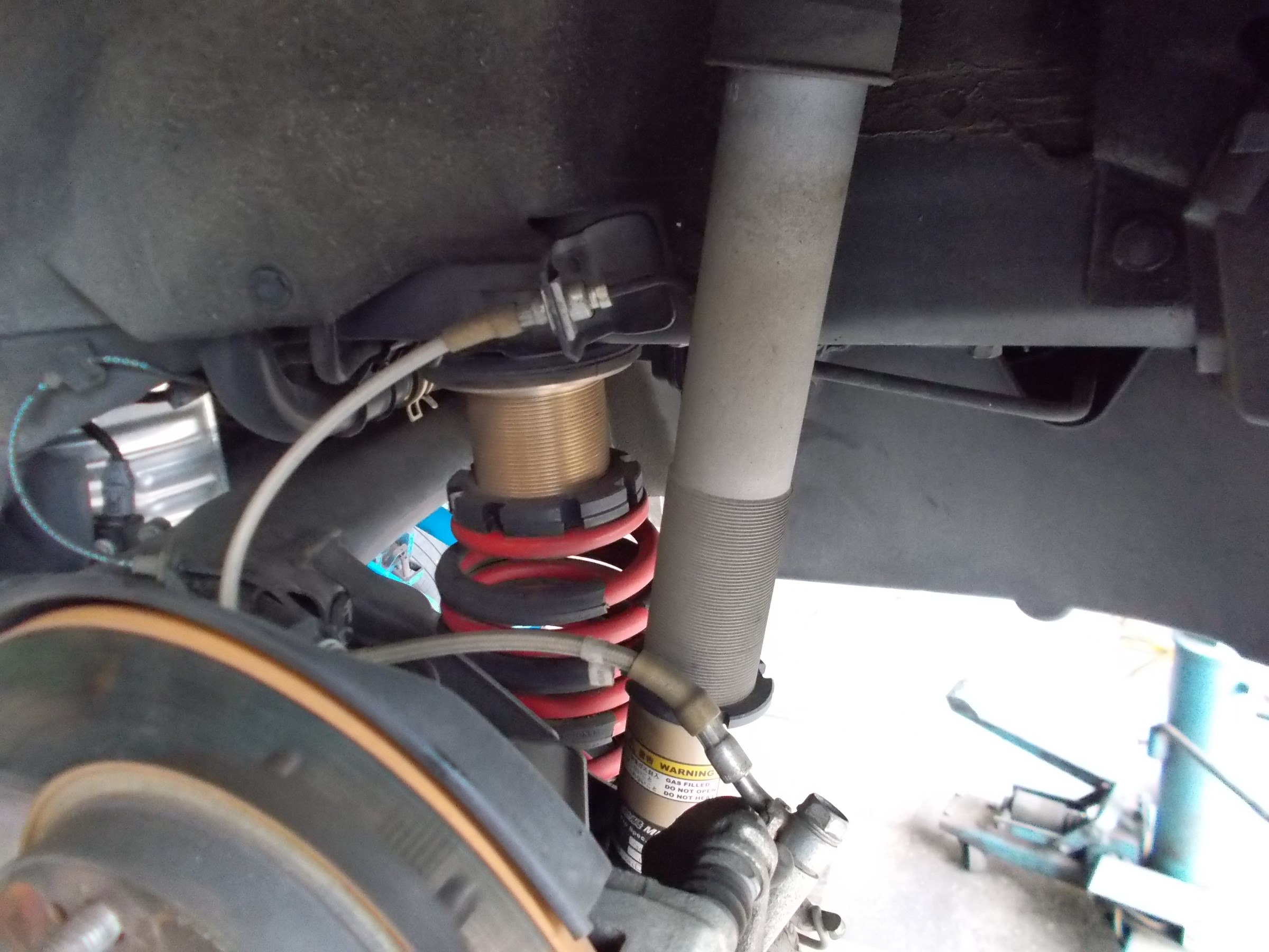 CR-Z RS-R製ローダウンスプリング「Ti2000」装着＆アライメント作業