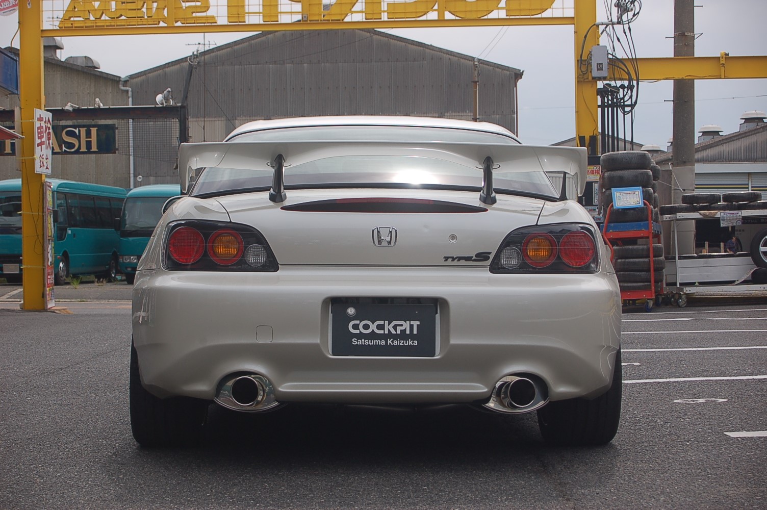 S00 マフラー交換 ホンダ S00 吸 排気系 吸 排気系 吸排気系関連パーツ取付 Staff日記 コクピット さつま貝塚 車のカスタマイズにかかわるスタッフより