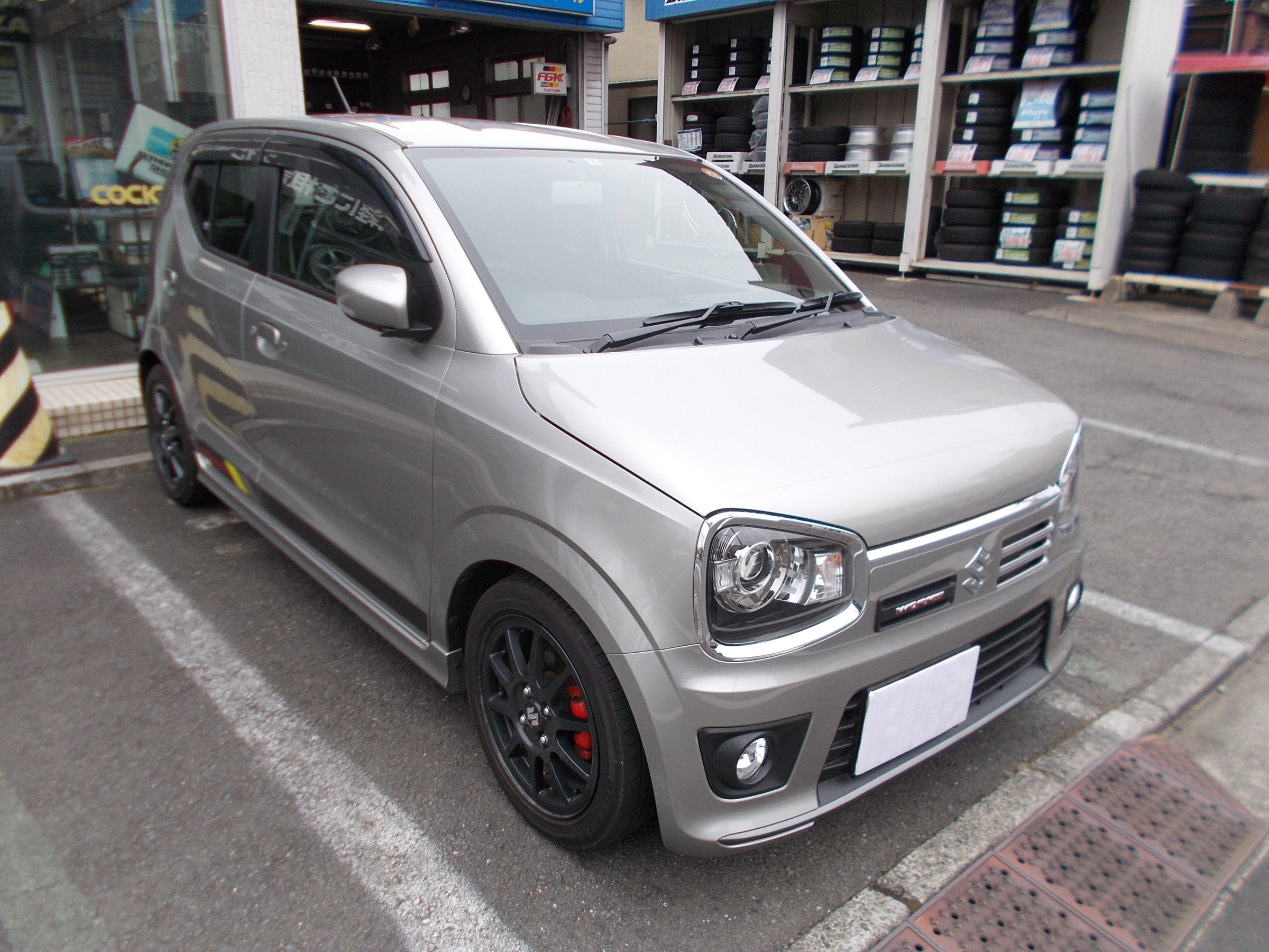 アルトワークス モンスター製スポーツマフラー（車検対応）装着