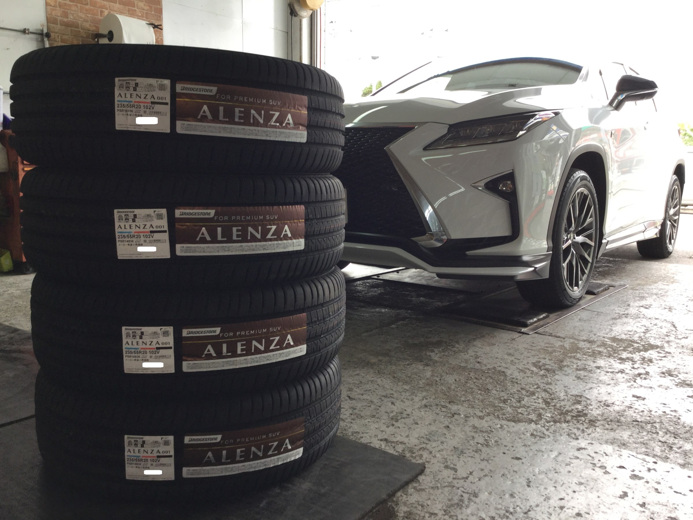 4本セット 235/55R20 アレンザ ALENZA 21年製 レクサスRX 【返品交換不可】