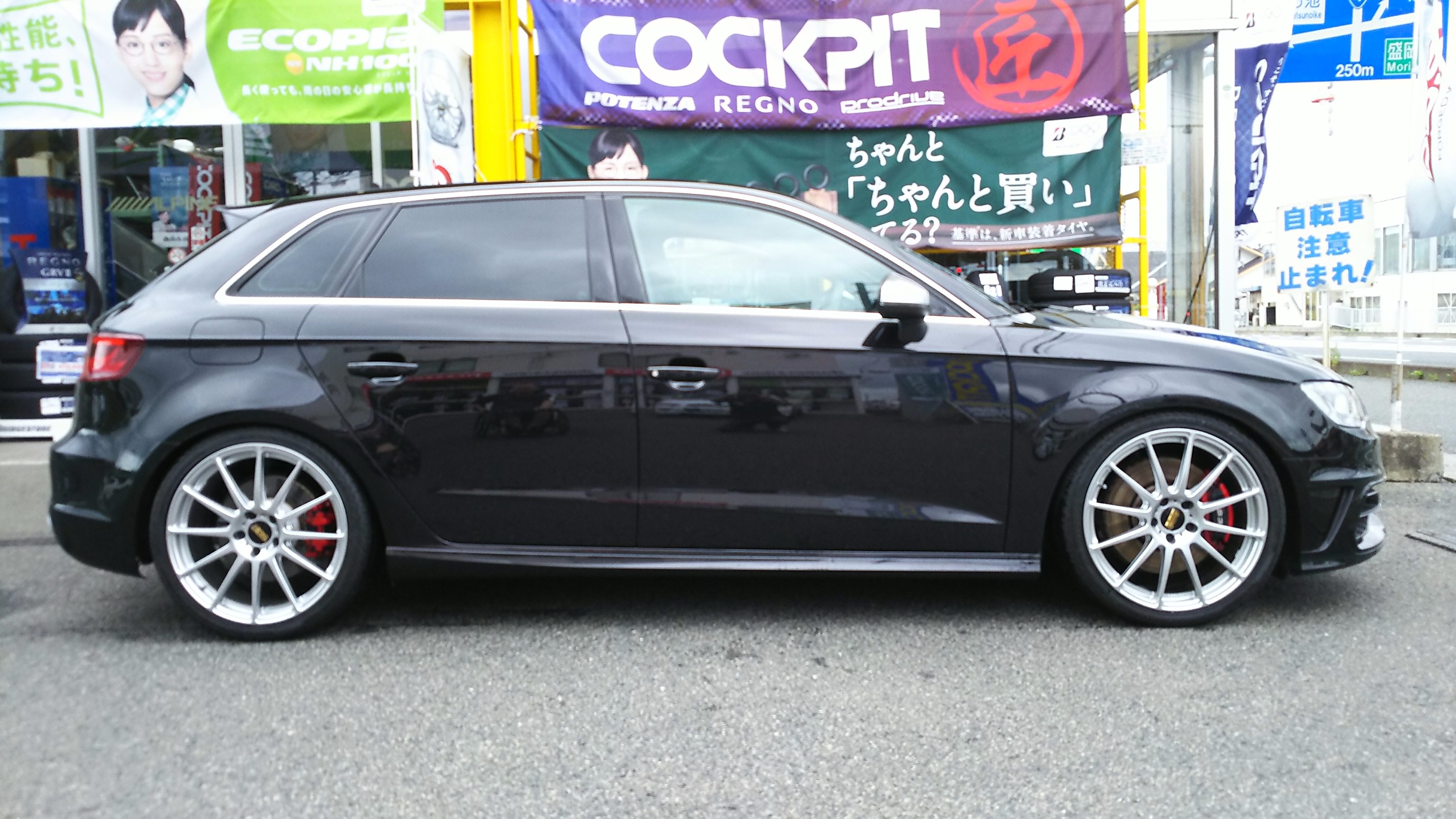 アウディS3へ、レグノ ＆ BBS ＆ H&Rスプリング！ | アウディ A3 足