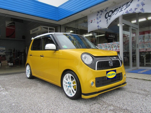 黄色いn Oneに ポテンザのおかわりとプラグメンテナンス ホンダ N One 店長アサコのブログ コクピット 55 車のカスタマイズにかかわるスタッフより