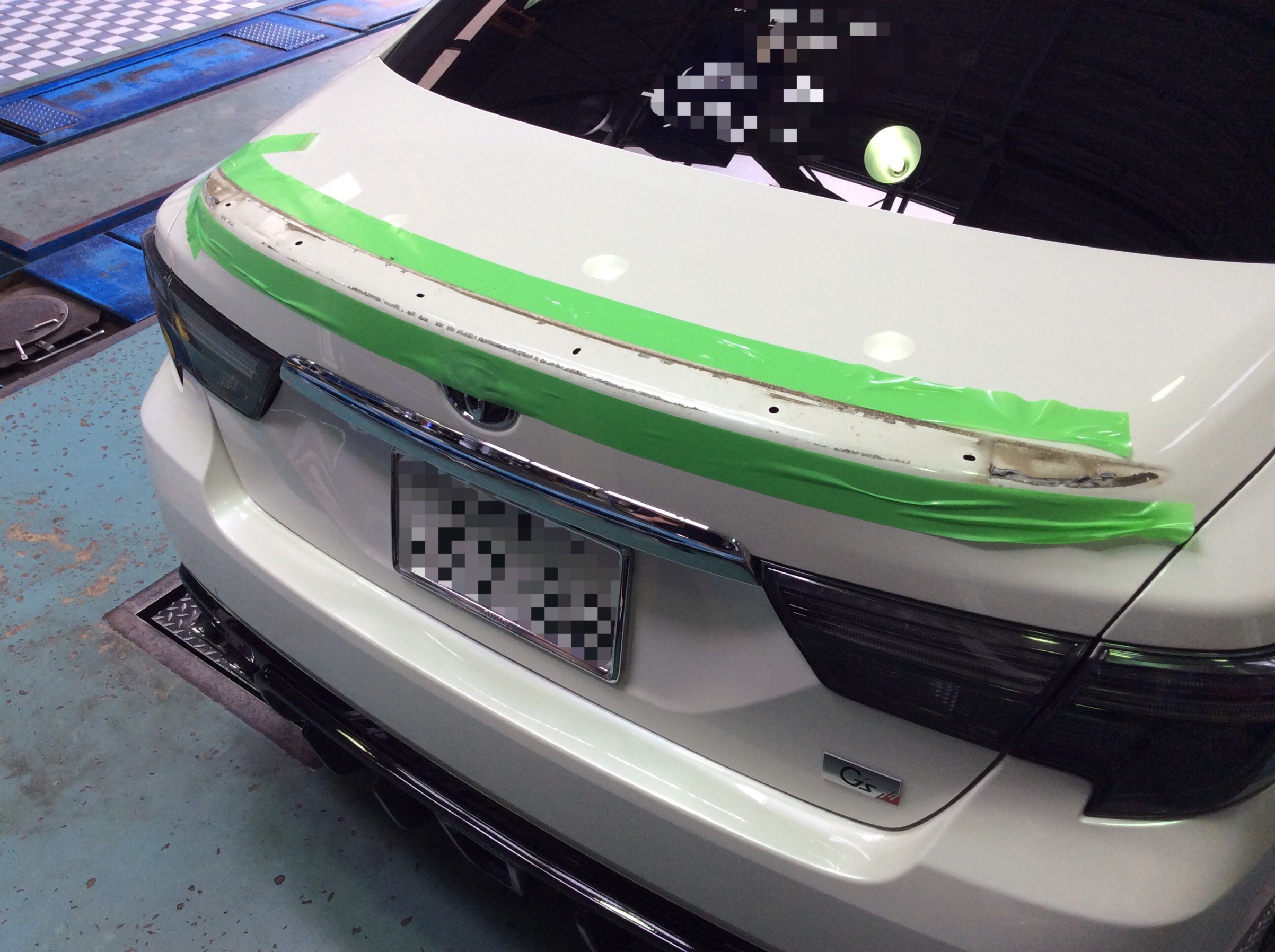 ST・GARAGE AXCENT リアトランクスポイラー のパーツレビュー | マークX G's(りと。) | みんカラ