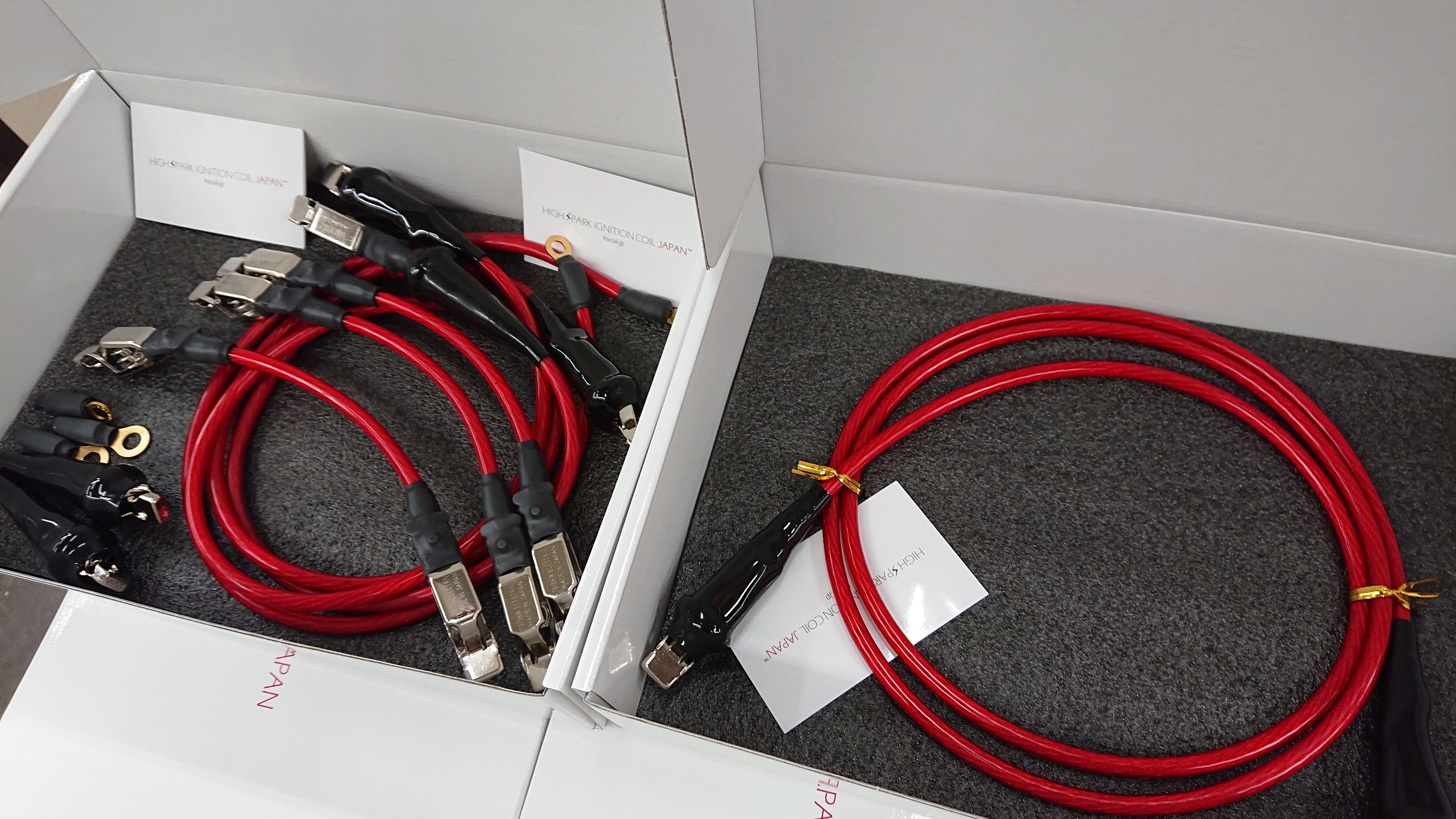 HIGH SPARK IGNITIONCOIL & NGK スパークプラグ Premium RX 取付