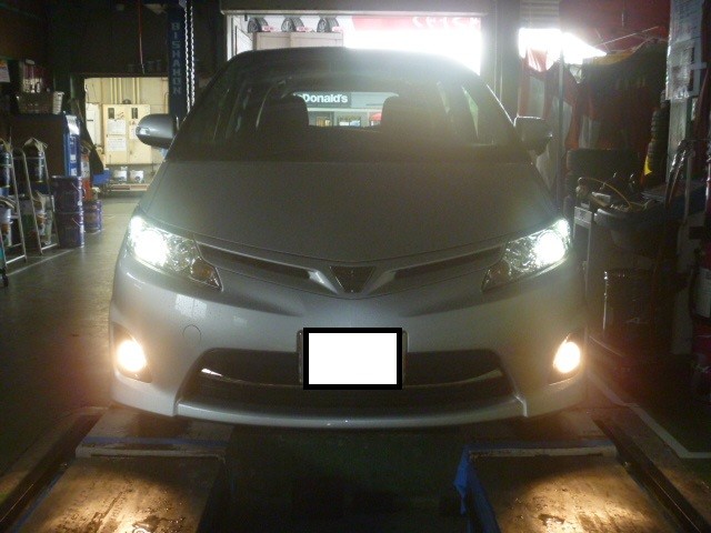 50エスティマのHID＋LED取り付け☆ | トヨタ エスティマ HID・LED