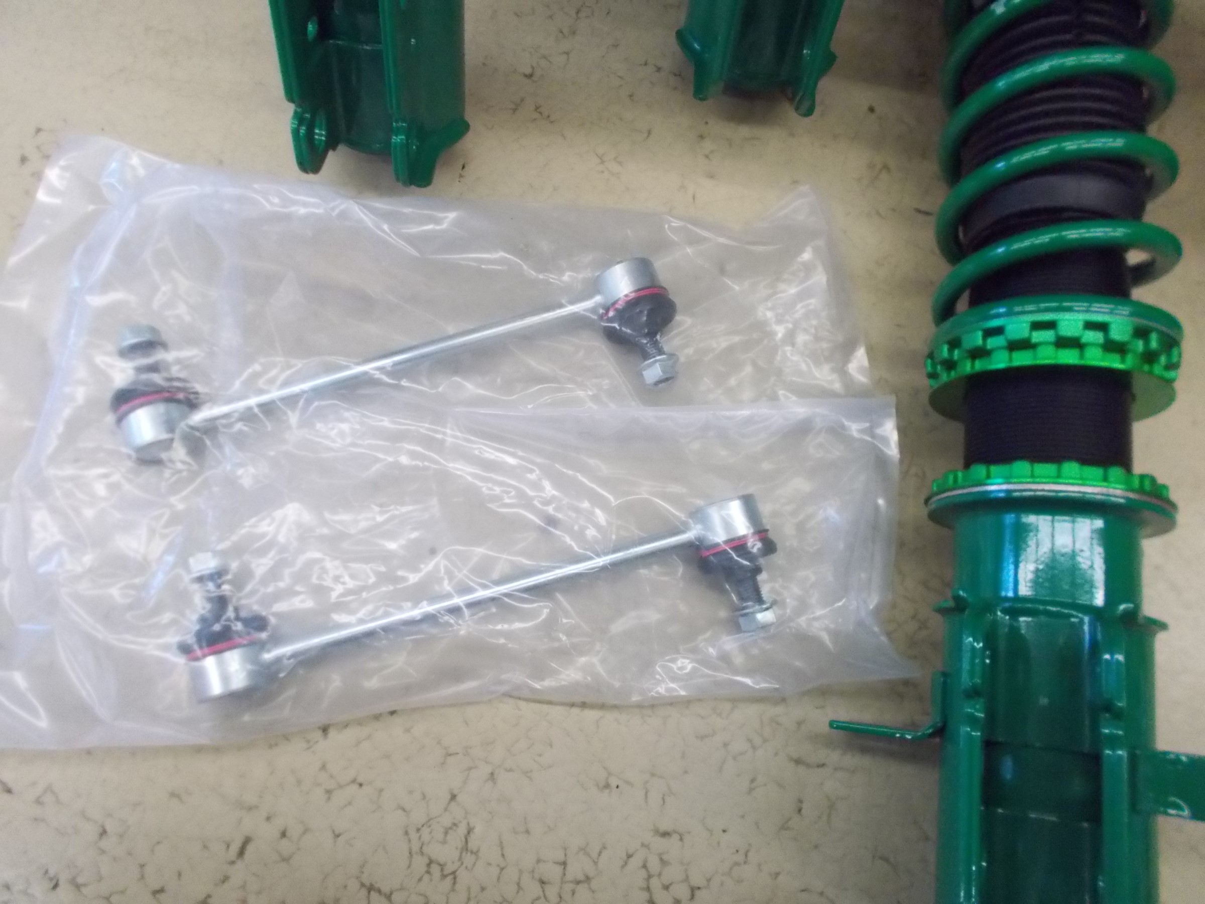 MR2 テイン製車高調「FLEX-Z」装着＆クスコ製「ピロボールテンション